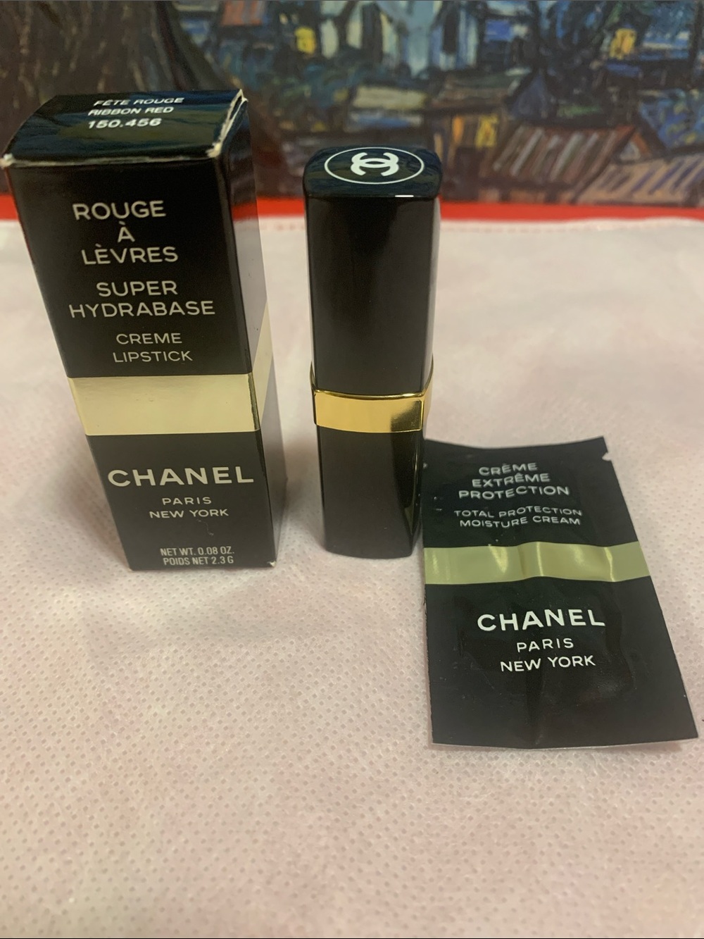 CHANEL Super Hydrabase Crème Lipstick - Black & Gold Box